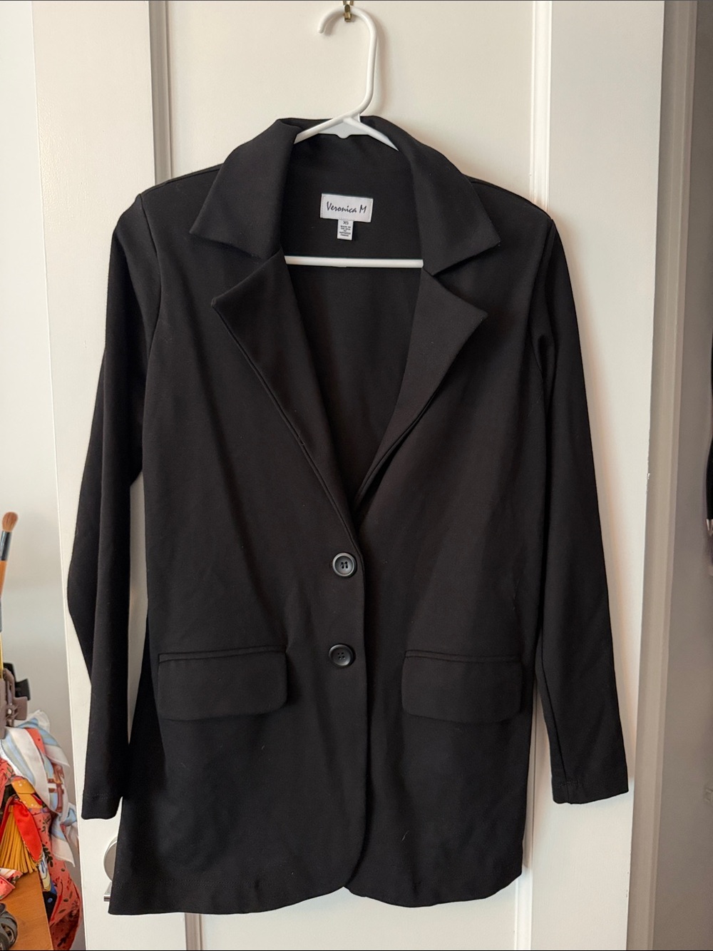 Women’s Black Blazer Jacket by Veronica M